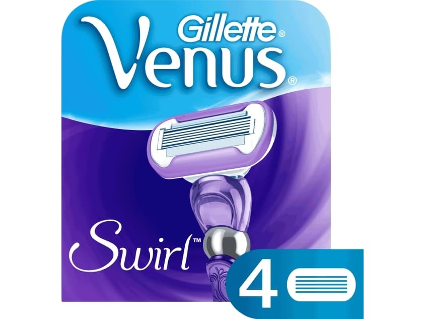 Replacement shaving heads Venus Swirl 4 pieces