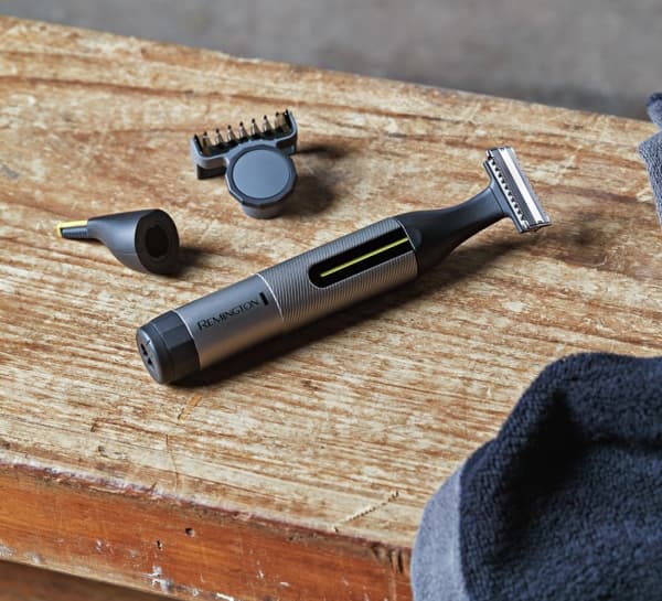 Remington Omniblade HG4000, Batteri, Svart, Silver