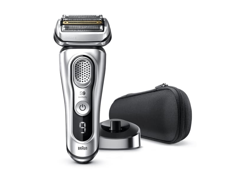 Braun Series 9 81666377, Folie shaver, Sølv, LED, Batteri, Lithium-Ion (Li-Ion), Indbygget batteri
