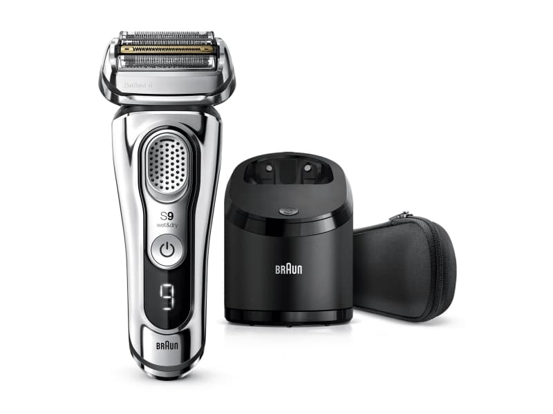 Braun Series 9 9375cc, Folie shaver, Sølv, LED, Batteri, Lithium-Ion (Li-Ion), Indbygget batteri