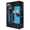 Miniatyrbillede 2 af 7: Braun 3045S Folieshaver Trimmer Blå barbermaskine til mænd (131694)