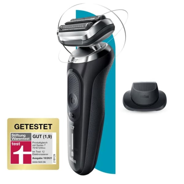 Braun Series 7 71-N1200s - Sähköinen parranajokone - Tarkkuustrimmeri - Musta