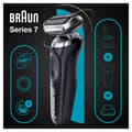 Miniatyrbild 1 av 9: Braun Series 7 71-N7200cc - Elektrisk rakapparat - Med precisionstrimmer - SmartCare Center - Svart