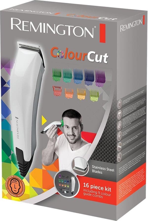 Remington HC5035 Color Cut - 16 delar hårklippare set