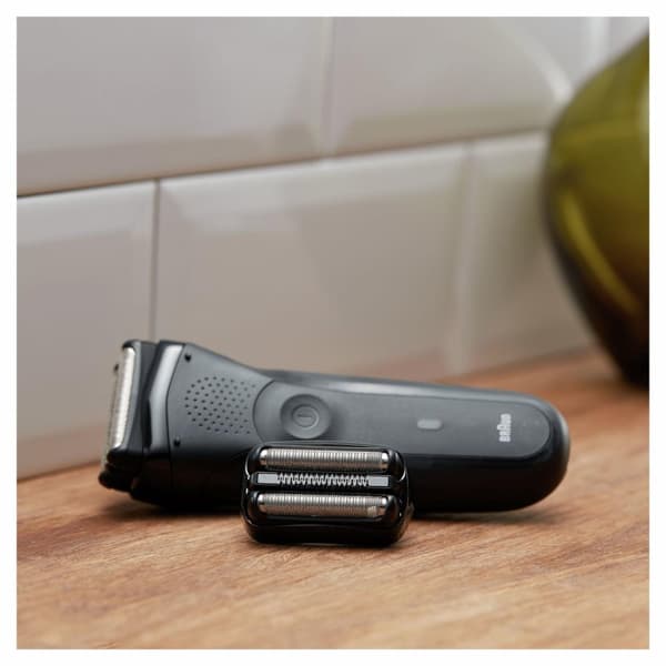 Braun Series 3 21B Folie & Cutter Sort - Erstatningsfolie Folie