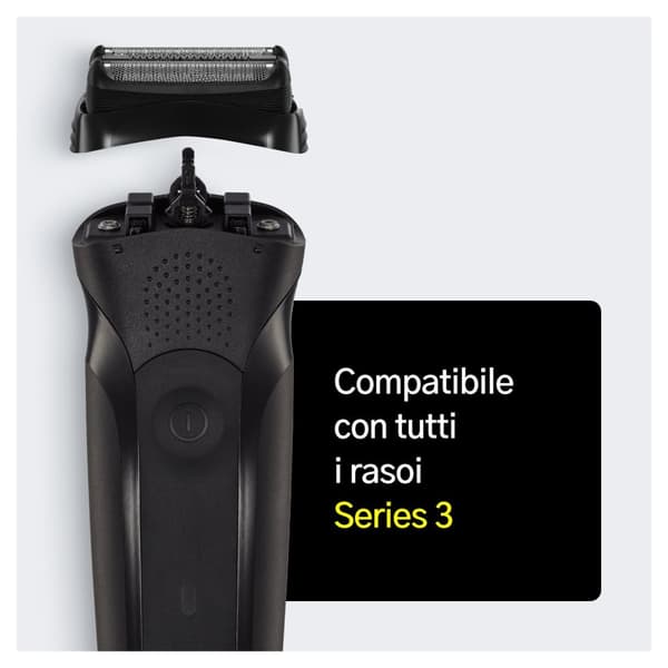 Braun Series 3 21B Folie & Cutter Sort - Erstatningsfolie Folie