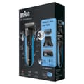 Miniatyrbild 7 av 7: Braun Series 3 Shave&Style 3010BT Folierakapparat Trimmer Svart - Blå rakapparat för män (3-3010BT)