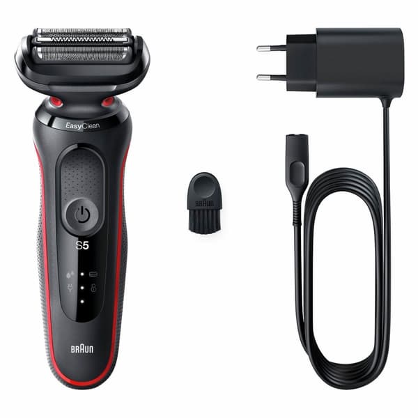 Braun Series 5 50-R1000s Folieskraber Sort - Rød (51-R1000s)
