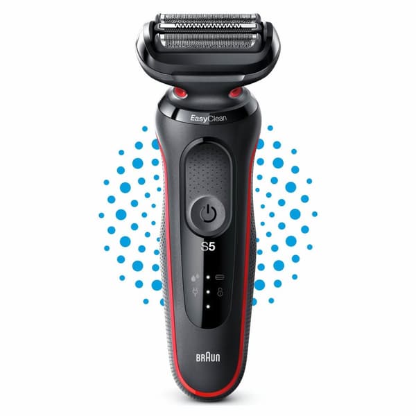 Braun Series 5 50-R1000s Folieskraber Sort - Rød (51-R1000s)