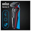 Miniatyrbillede 1 af 7: Braun Series 5 50-R1000s Folieskraber Sort - Rød (51-R1000s)