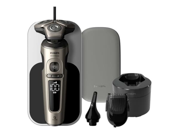 Philips S9000 Prestige SP9883 - Rakapparat - sladdlös - champagneguld