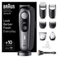 Miniatyrbild 3 av 8: Braun skäggtrimmer BT9420. Minsta hårlängd: 0,5 mm, Maximal hårlängd: 2 cm, Kontroller: knappar, rattar. Produktens färg: Svart, Grå. Energikälla: Upp