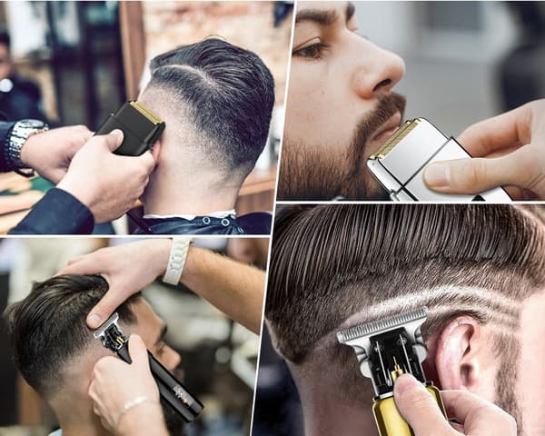 INF Professionel hårtrimmer hårklipper sæt 3 niveauer lavt støjniveau