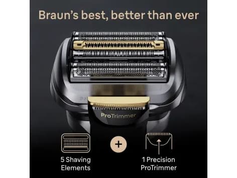 Braun Series 9 Pro+ 9510s Wet & Dry, Barberingsmaskin, Sort, Batteri, Lithium-Ion (Li-Ion), 60 min, Boks