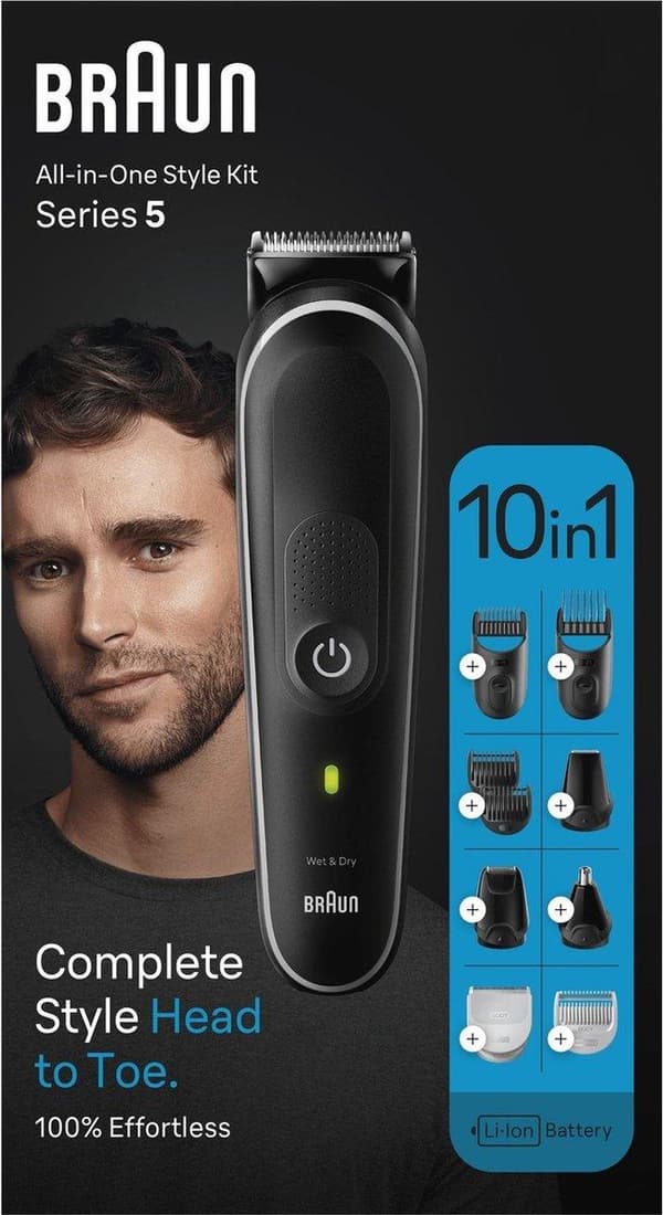 Braun BodyGroomer MGK5440 Razor Black (MGK5440)