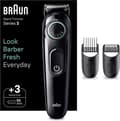 Miniatyrbild 1 av 7: Braun Skäggtrimmer 3 BT3411 Svart - Grön (BT3410)