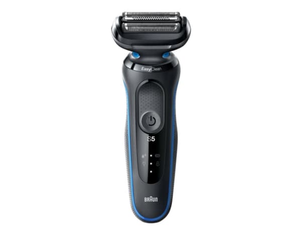Braun Series 5 51-B1820s, Folie shaver, Knapper, Sort, Blå, LED, Opladning, Strøm, Vekselstrøm/batteri / akku