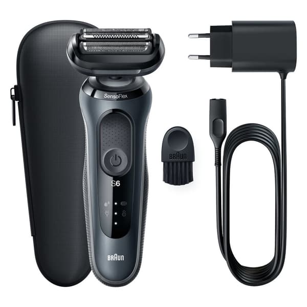 Braun Series 6 61-N1000s shaver 432920 batteri sort/grøn (432920)