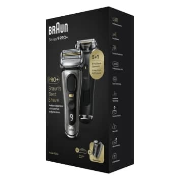 Braun Series 9 Pro+ 9525s System vådt og tørt Ædelmetal (218061)