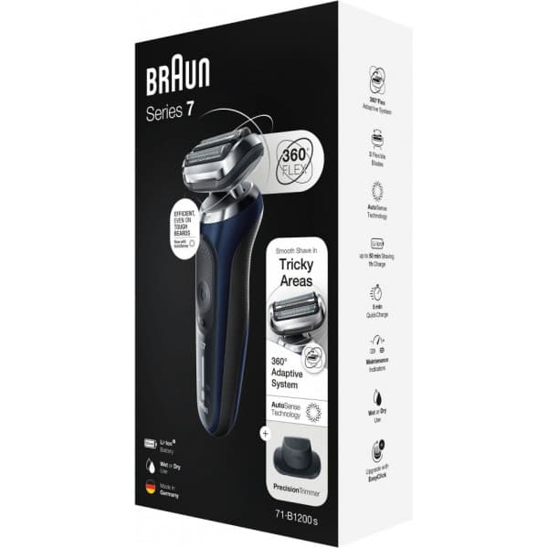 Braun Series 7 71-B1200s - barbermaskine, blå