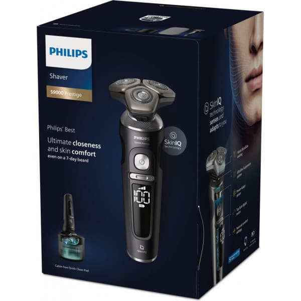 Philips Shaver S9000 Prestige SP9840/32 - barbermaskine med rengøringsstation