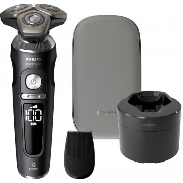 Philips Shaver S9000 Prestige SP9840/32 -parranajokone puhdistusasemalla