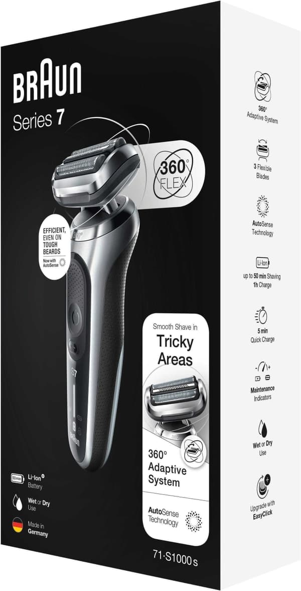 Braun Series 7 71-S1000s -parranajokone
