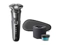 Miniatyrbilde 1 av 5: Philips SHAVER Series 5000 S5887/50 Wet & Dry elektrisk barbermaskin, Roterende hode, Grå, SteelPrecision blades, SH71, 2 år, Batteri