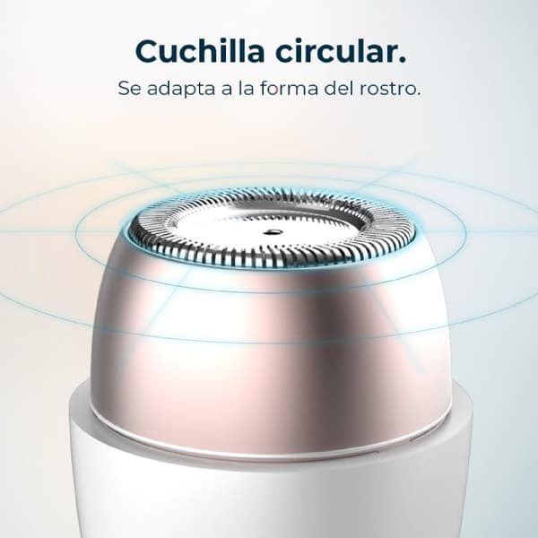 Cecotec Stainless steel facial epilator for shaving facial hair, with protective cap