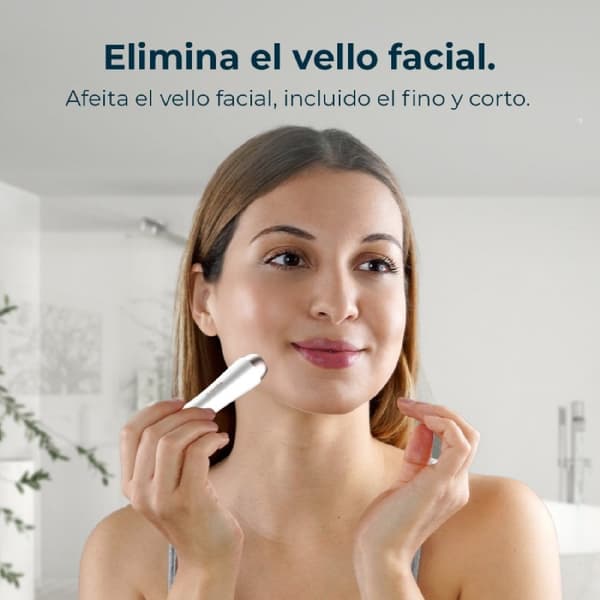 Cecotec Stainless steel facial epilator for shaving facial hair, with protective cap