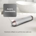 Miniatyrbild 2 av 5: Cecotec Stainless steel facial epilator for shaving facial hair, with protective cap