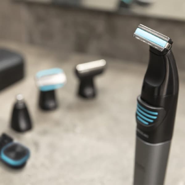 Cecotec 5-in-1 multigroom trimmer, waterproof, with lithium battery, stainless-steel blades.