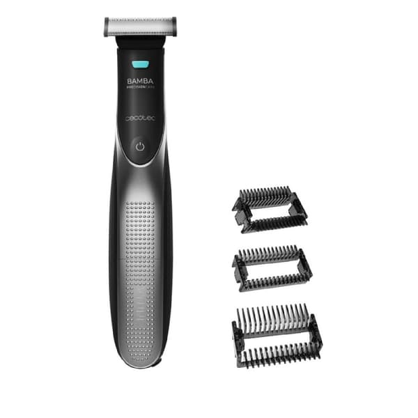 Cecotec Multifunctional beard trimmer with lithium battery and interchangeable guide combs.