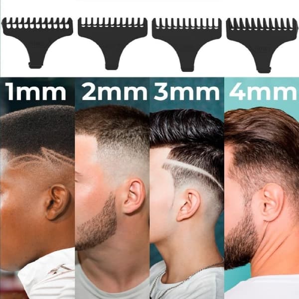 Cecotec Hair and beard trimmer with sharp blade, quiet motor, and LCD display.