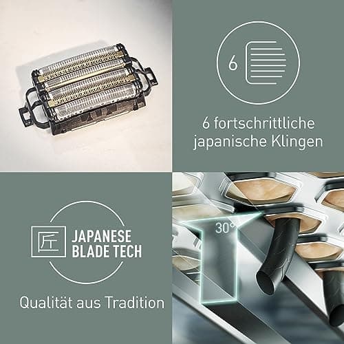 Panasonic rakblad och rakblad f.ES-LS9A,E WES9600Y1361 - kombinationspaket för rakhuvud/rakblad för rakhyvlar (WES9600Y1361)