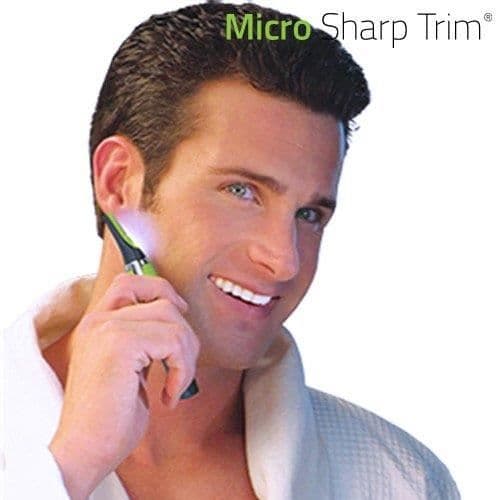 HEMLIG KLÄDNING - Micro Sharp Trim Touch Precision Öron Nose Mustasch Body Rak Trimmer