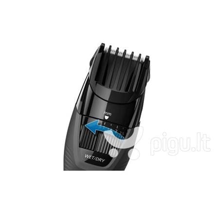Panasonic | Skægtrimmer | ER-GB43-K503 | Antal længdetrin 19 | Trinpræcis 0,5 mm | Sort | Trådløs | Våd tør