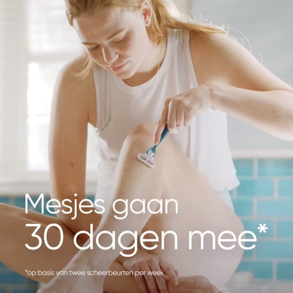 Gillette Venus Smooth - Kurvefølgende blade - 1 håndtag - 2 genopfyldningsblade