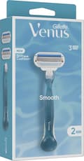 Miniatyrbillede 9 af 11: Gillette Venus Smooth - Kurvefølgende blade - 1 håndtag - 2 genopfyldningsblade