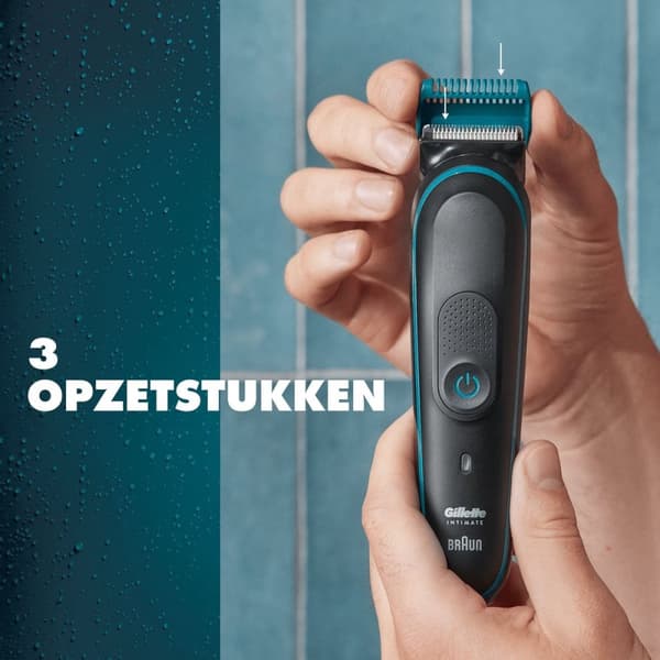 Gillette Intimate - Trimmer I5 - Intim zontrimmer för män - Vattentålig