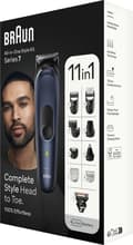 Miniatyrbild 7 av 10: Braun Series 7 MGK7450 - Multigroomer - 11-i-1 hårklippare