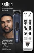 Miniatyrbild 10 av 10: Braun Series 7 MGK7450 - Multigroomer - 11-i-1 hårklippare