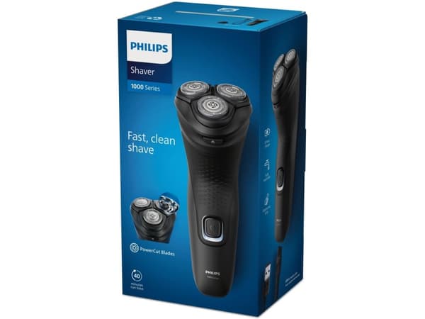 Philips 1000 Series S1141 - Barbermaskin - trådløs - mørkesvart
