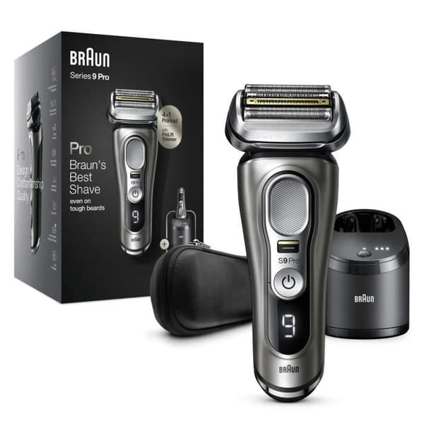 Braun Series 9 Pro 9465CC Folierak Trimmer Svart, Silver