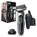 Miniatyrbild 1 av 4: Braun Series 7 71-S7200cc elektrisk rakapparat - med precisionstrimmer och SmartCare Center - Silver