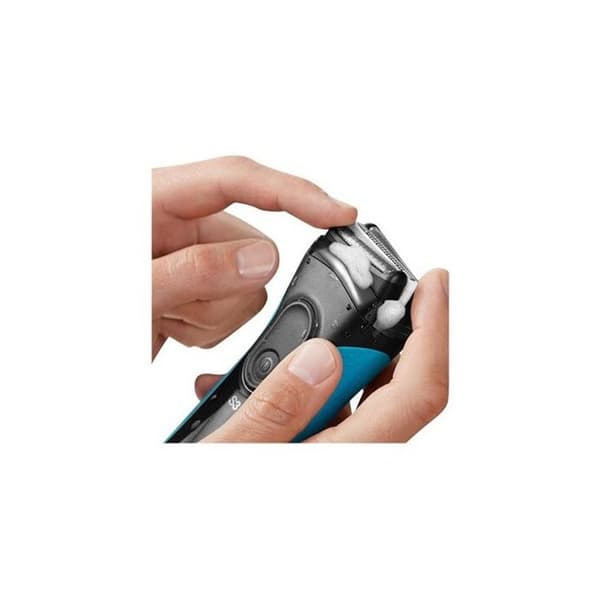 BRAUN Serie3 3045wd sladdlös rakapparat - Herr - Blå - Tvättbart huvud - 45 min batteritid