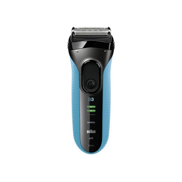 BRAUN Serie3 3045wd sladdlös rakapparat - Herr - Blå - Tvättbart huvud - 45 min batteritid