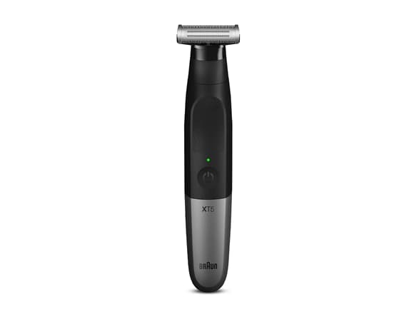 Braun Series X XT5200, Teräverkollinen parranajokone, Painikkeet, Musta, Metallinen, Teho, AC, Sisäänrakennettu akku