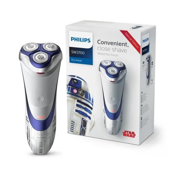 PHILIPS vattentät elektrisk rakapparat STAR WARS Edition SW3700/07 - 40 min batteritid