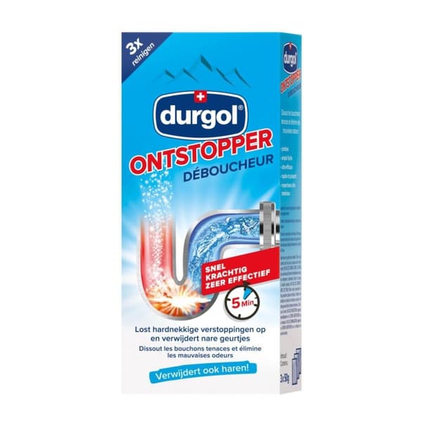 Durgol Unblocker Drain Cleaner 3x 50 g